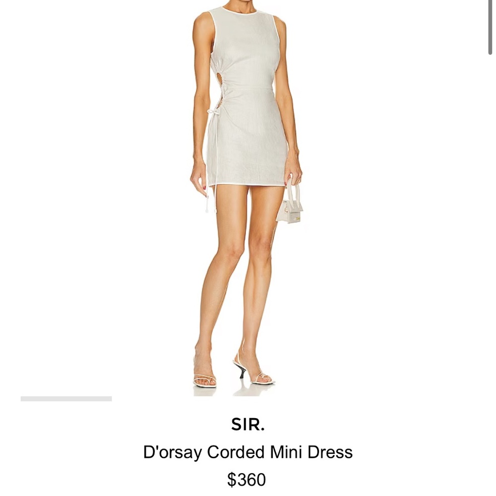 SIR D'orsay Corded Mini Dress